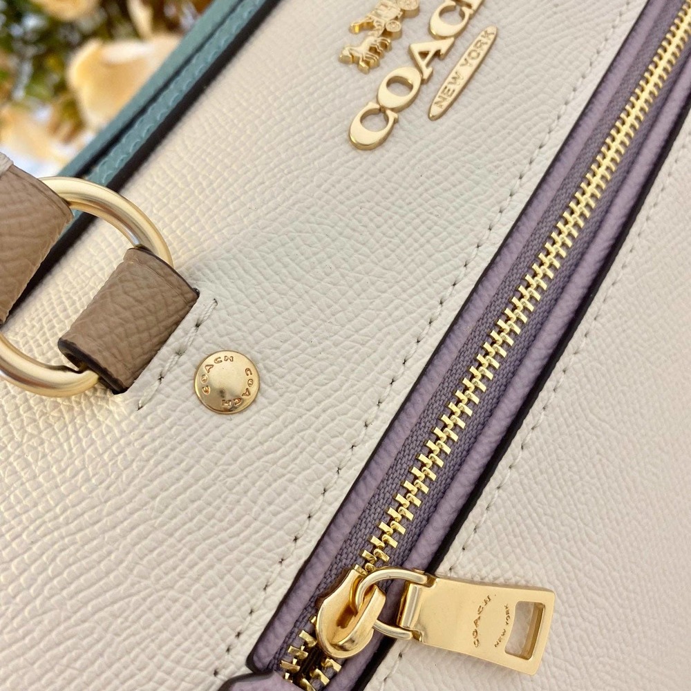 Coach Purse & wallet Rowan Satchel In Colorblock - Picture 7 of 11